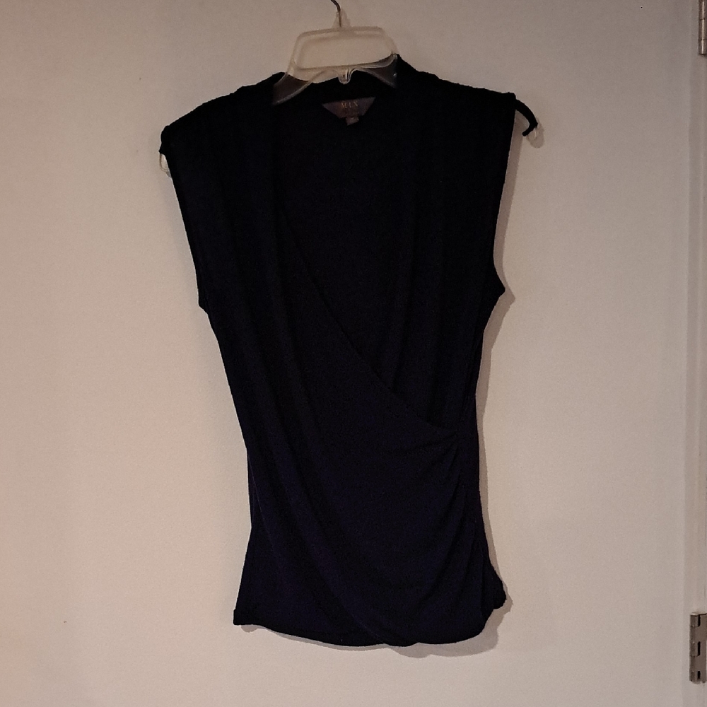 Mix Black Sleeveless Shirt Size M
